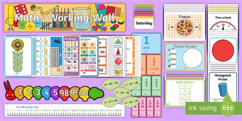 Geometry examples for a Year 1 Maths classroom display | NZ