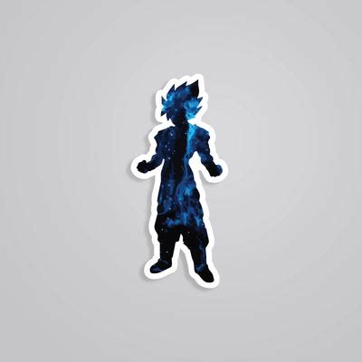 Super Saiyan Blue Evolution Stickers DBZ