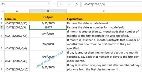 Image result for Date Function in Excel Examples