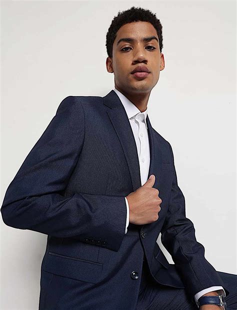 Buy Textured Single-Breasted Blazer at Marks & Spencer