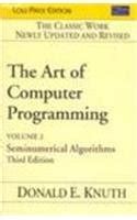The Art Of Computer Programming Vol. 2 : Amazon.in: Books