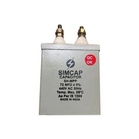 Running Capacitor - 100 MFD 330 VAC Simcap Capacitor For UPS Trader ...