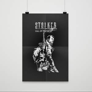 Chernobyl Stalker Radiation Symbol Poster
