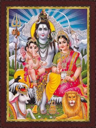 Cherriee SHIV PARIWAR Sparkle Coated Painting With wooden frame ...