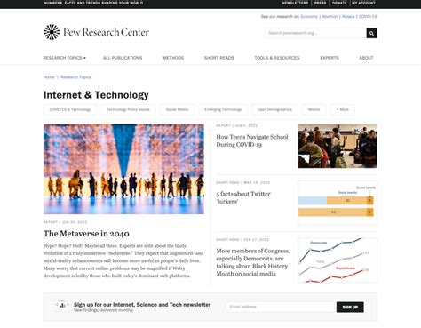 Pew Research Center – WordPress Showcase | WordPress.org