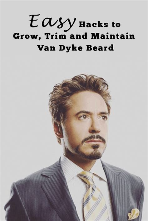 Van Dyke Beard-Hacks to grow, trim and maintain a Van Dyke beard