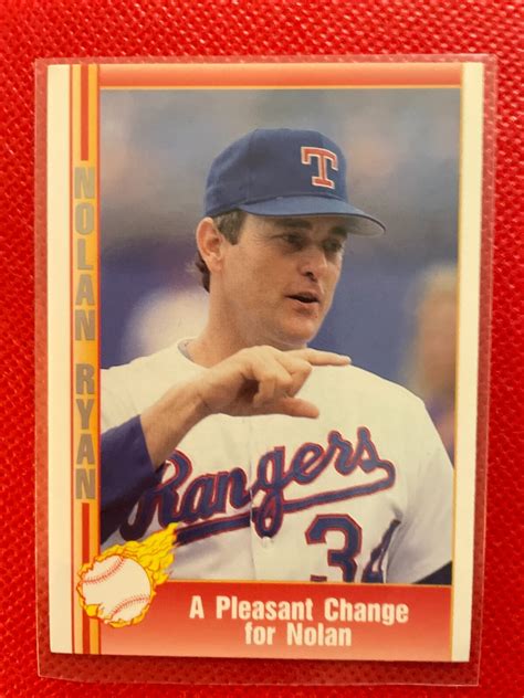 1991 PACIFIC TRADING COMPANY FIREBALL # 55 A PLEASANT CHANGE FOR NOLAN ...