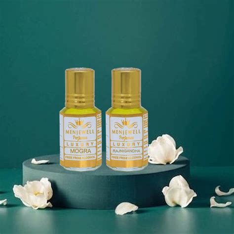 Menjewell Pack of The Royal Mogra 6ml & The Rajnigandha 6ml Natural ...