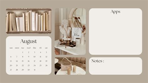 August Desktop Wallpaper | Desktop wallpaper organizer, Desktop ...