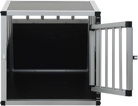 Buy hongxinq Dog Cage, Aluminum & MDF Dog House with Single Door ...