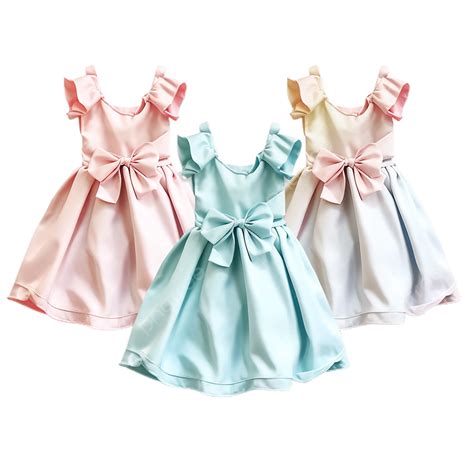 Summer Baby Girl Dresses Gathered Waist, Summer Baby Girl Dresses ...
