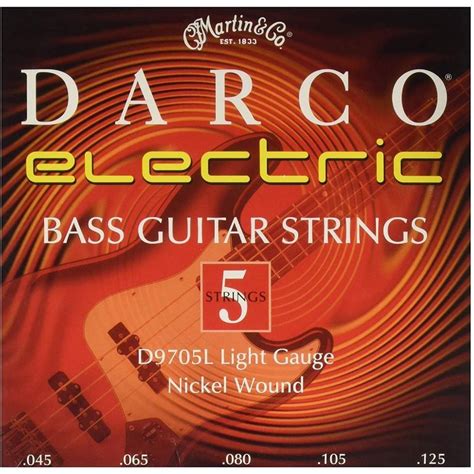 Buy Martin D9705L-1PK Darco Nickel Plated Bass Guitar Strings Online ...