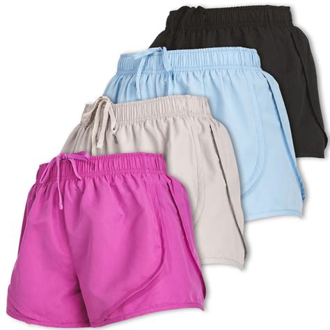 Ultra Performance Women's Running Shorts 4-Pack Athletic Workout Gym ...