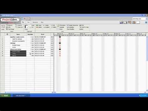 Image result for ProjectLibre Tutorial Basico