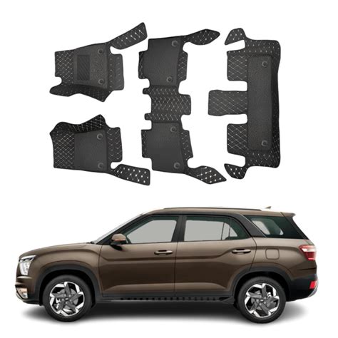 Iron Clutch 7d Hyundai Alcazar car 7 Layer Protection Floor mat with ...