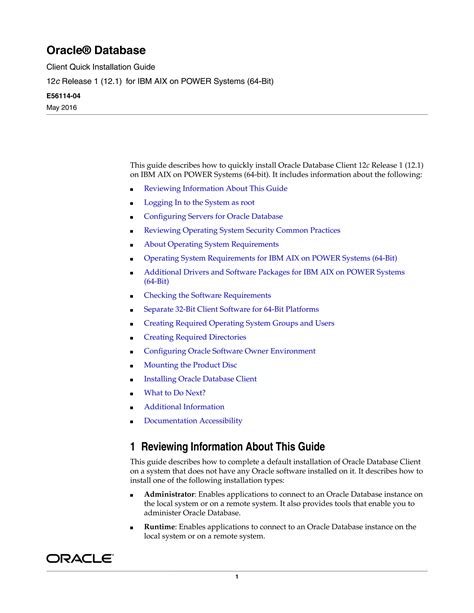 Oracle Database Client 的图像结果