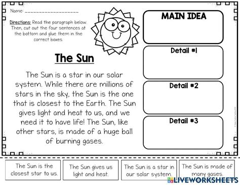 Image result for Identifying Main Idea First Grade