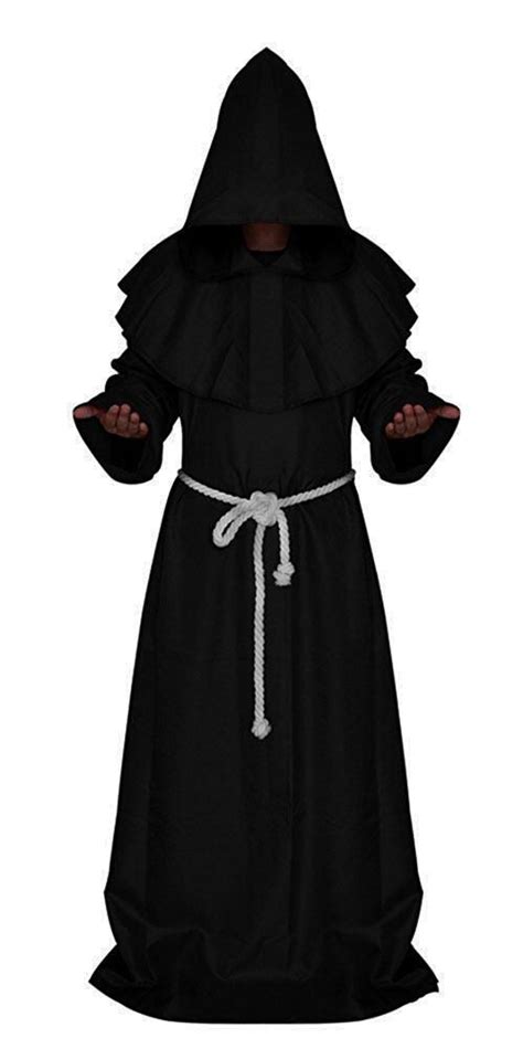 2023-wizard Medieval Monk Friar Robe Priest Halloween Costumes-1 国内送料無料