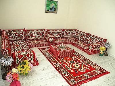Mysticalanatolia U Shaped Arabic Majlis Sofa Set For Living Room, U ...