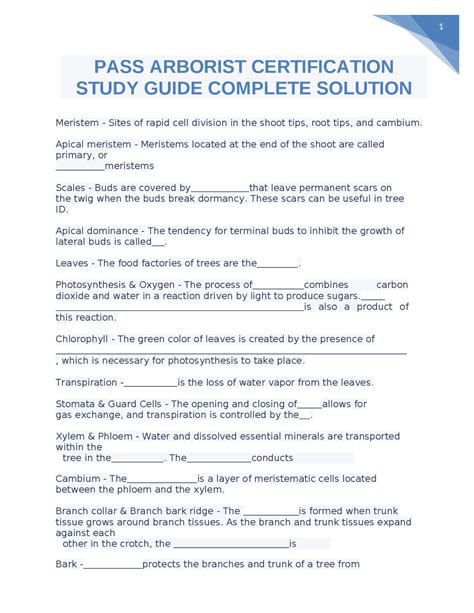 Image result for Arborist Certification Study Guide Test