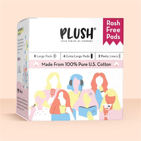 Buy Best Cotton Sanitary Pads in India | Plush – Ultra Thin & Safe