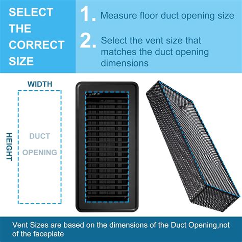 Rossesay 12 Pcs Black Floor Vents Register with Cover Trap India | Ubuy