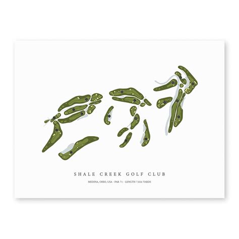 Shale Creek Golf Club | Golf Course Map