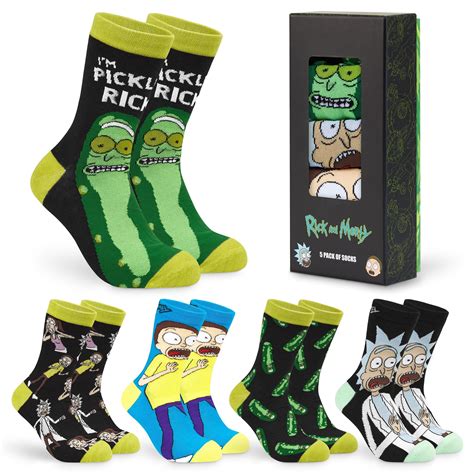 Rick and morty mens socks 5 pack socks for men rick and morty ...