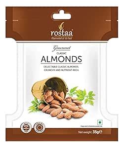 Rostaa Roasted and Salted Premium California Almond rich in Protein ...