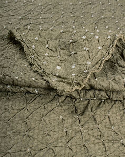 Pistachio Polka Dots Bandhani Dobby Rayon Dupatta