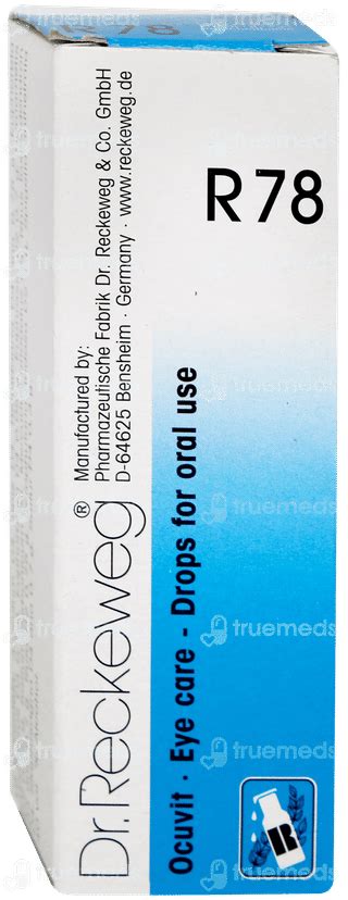 Dr Reckeweg R78 Eye Care Drop 22 Ml - Uses, Side Effects, Dosage, Price ...