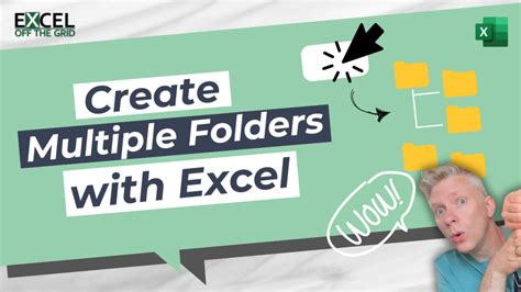 Image result for How to Use Excel File to Create Multiple Folders at Once