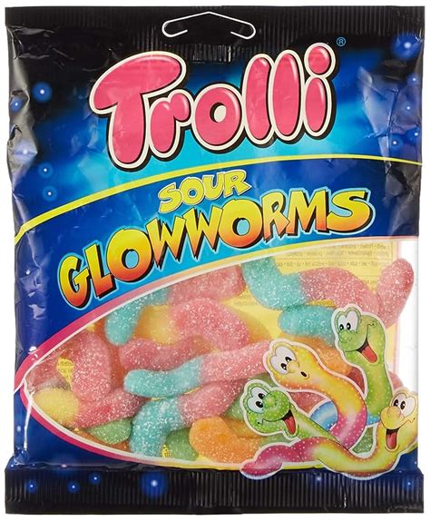 Trolli Sour Glowworms, 100 G - Sour : Amazon.in: Grocery & Gourmet Foods