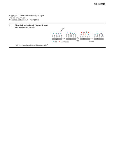 Image result for Acrylic Acid Polymerization