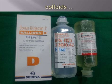 Image result for Colloid IV Solutions Examples
