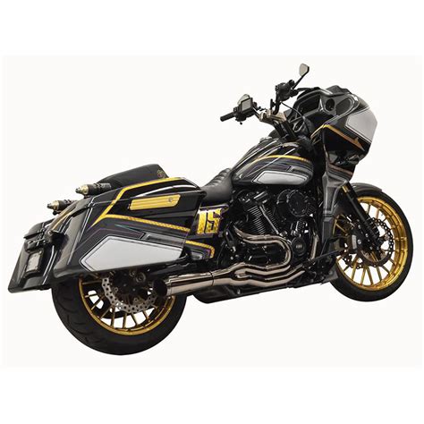 Sawicki 2-1 Mid Length Cannon Exhaust for 2017-2023 Harley Touring - Stainless - 930-01223 - Get ...