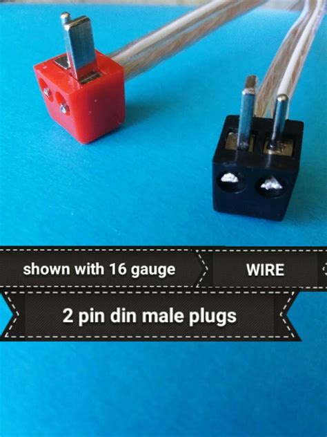 SPECIAL-USE 2 pin Din Plug Speaker Connector Screw | Ubuy India