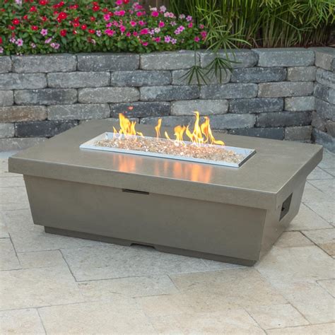 American Fyre Designs Contempo 52-Inch Rectangular Propane Gas Fire ...