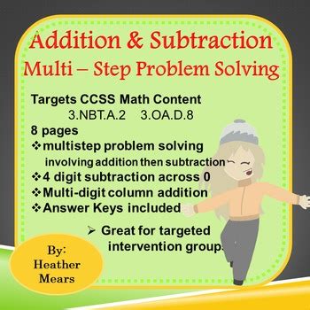 Image result for Problem Solving Comparison Problem with Addition and Subtraction