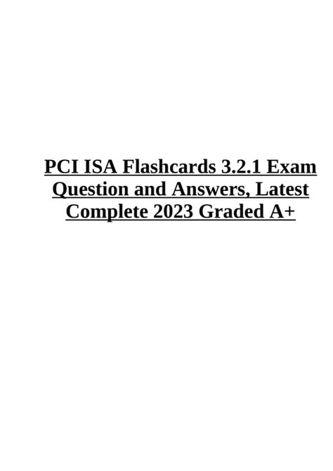 Image result for PCI Training E-Module 23 Section Test Answer