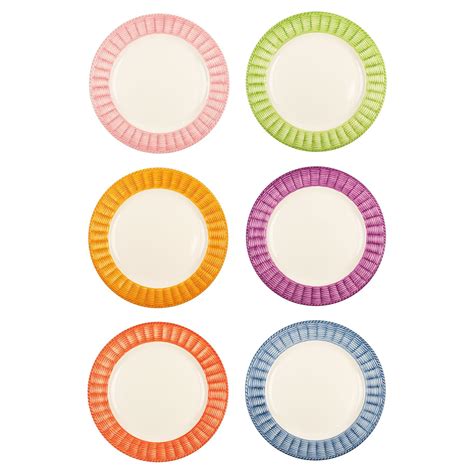 Italian Midcentury Restaurant Ceramic Dinner Plates, Set of 8 For Sale ...