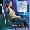 BAYBEE Drogo Royal Ergonomic Gaming Chair with Footrest, Breathable ...