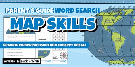 Grade 6 Geography – Term 1 – Map Skills – Word Search (CAPS Aligned)