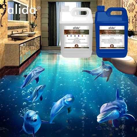 Resine Liquide Imprimante 3D Floor Resin Epoxy Luxury 3D Flooring ...