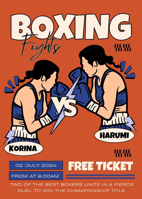 Boxing Promo Poster 的图像结果
