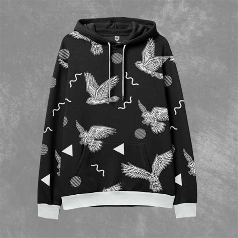 EAGLE BIRD PRINTED HOODIE – Juxar