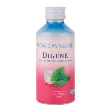 Buy Digene Gel, 200ml (Mint Flavour) Online : ClickOnCare.com