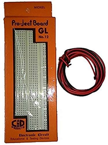 INDIAS HEART Electronics Breadboard with Connecting Wires (White ...