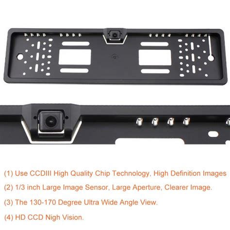 Image result for Car License Plate Rear View Camera