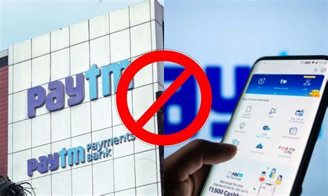 भारतीय रिजर्व बैंक (RBI) ने Paytm Payments Bank Limited की सेवाओं में ...